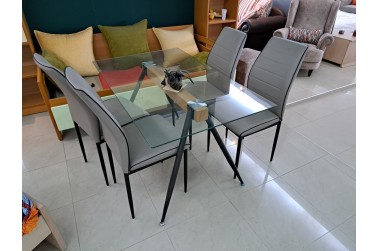 Τραπέζι κουζίνας Αίνιγμα. Καρέκλα Επαφή